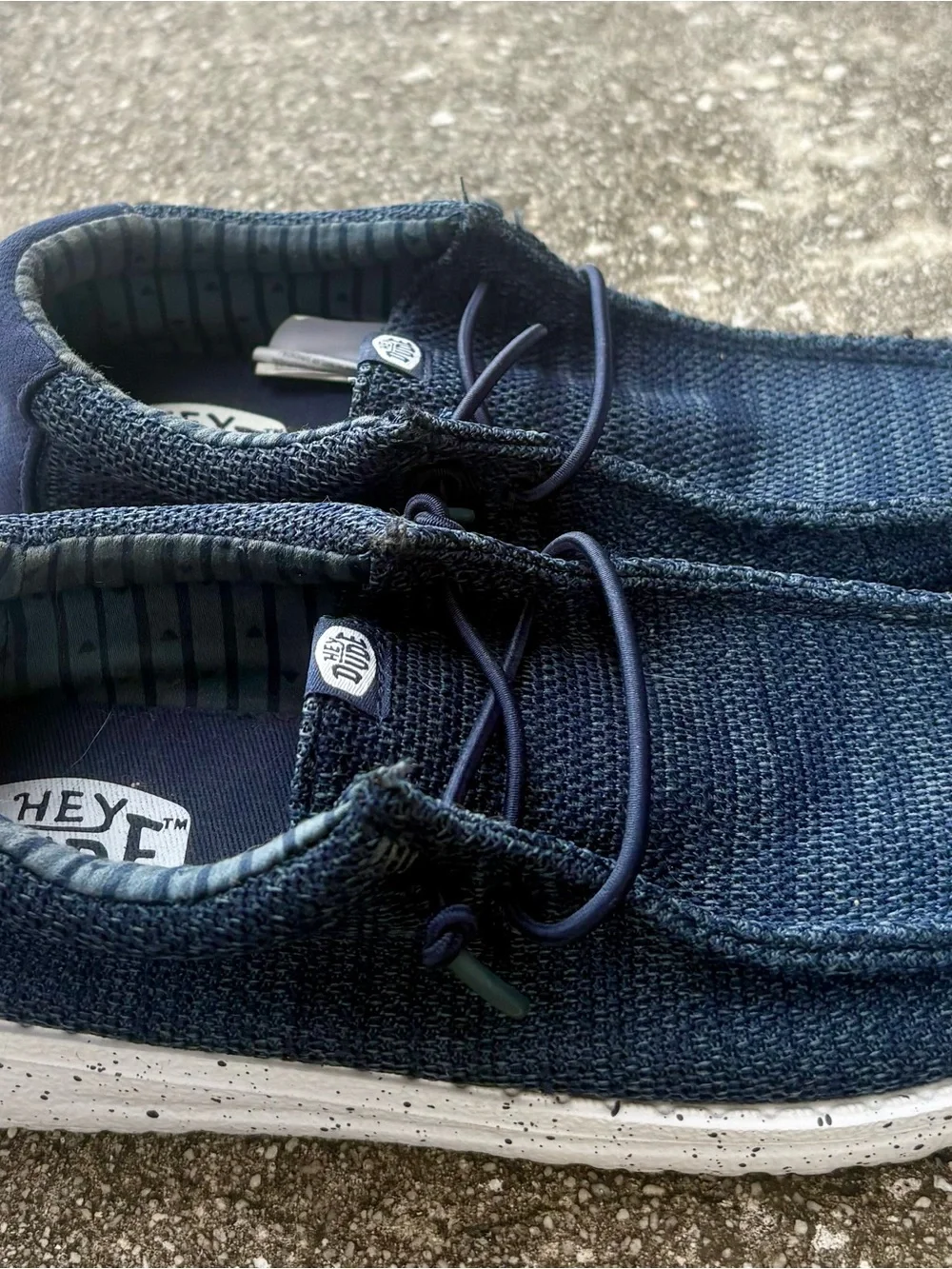 ***Youth***Hey Dude Wally Stretch Mesh Sox Navy